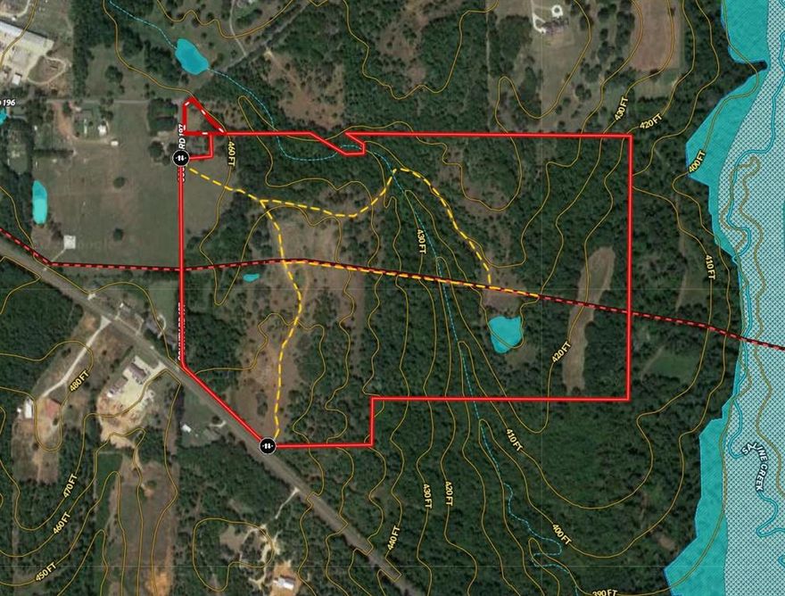East Texas Land Available.
This property offers a mixture of pasture and wooded acreage.
Great potential for a new residential development of 90+ lots or a 1031 investment.
Remote country feel with quick easy access to Tyler, great location.
Rural Acreage.
2 points of entry from FM 2868 and access from CR 197.
700 +- FM 2868 Frontage.
20% pasture.
80% wooded.
Water is Southern Utilities.
Tyler ISD Schools.