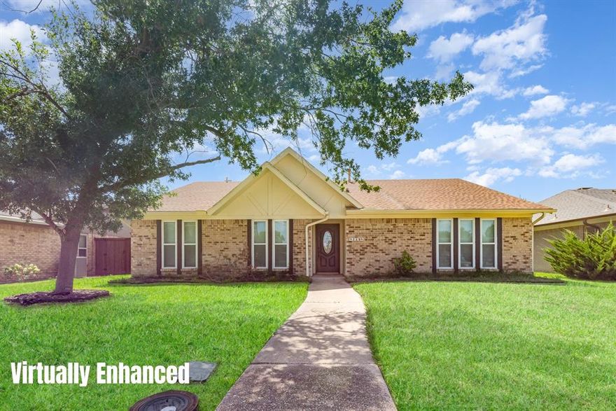 New Price Adjustment ! Charming 3-bedroom, 2-bathroom home in the heart of Coppell. This inviting home features an open living area with a cozy fireplace, an updated kitchen with plenty of counter space, and a spacious primary suite with an en-suite bathroom. Enjoy a large backyard perfect for outdoor entertaining. Located in a prime spot, close to shopping, dining, and top-rated Coppell ISD schools. **Disclaimer: some photos are virtually staged and items will not be at the property. Grass may be virtually enhanced.