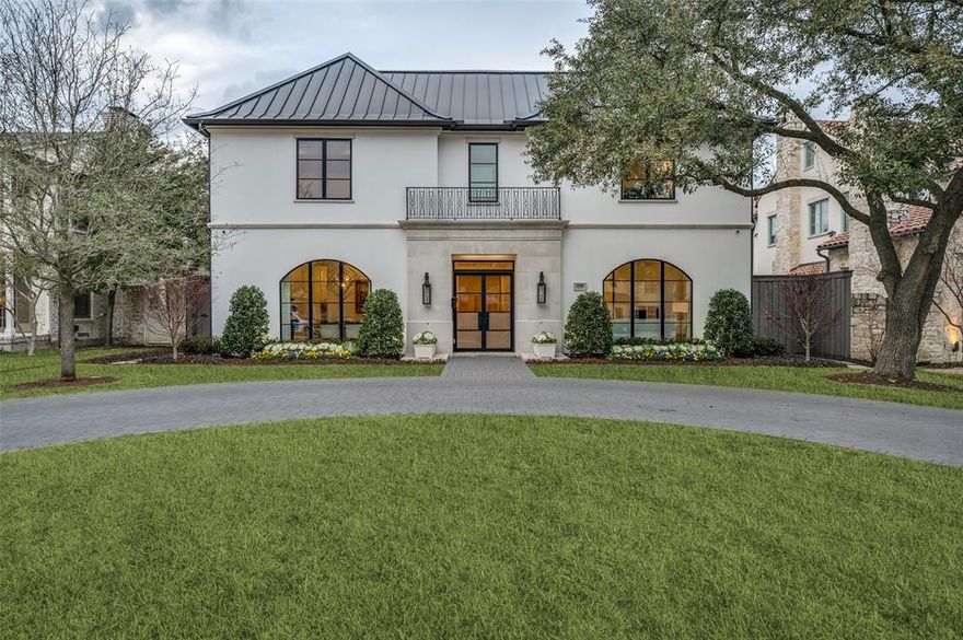 3504 Wentwood Drive is a refined transitional residence in the heart of University Park, offering elevated design and turnkey sophistication just one block from Coffee Park.

Steel doors open to light-filled interiors with 10’6” ceilings downstairs and 11’ ceilings upstairs, complemented by light oak hardwoods throughout. The chef’s kitchen is equipped with Wolf and Sub-Zero appliances, including a side-by-side refrigerator and freezer, wine refrigeration, ice maker, double Cove dishwashers, and a fully appointed butler’s area.

Designed for seamless living and entertaining, the home features whole-house audio, elevator access, a climate-controlled workout room, and an upstairs game room with Sub-Zero beverage center. Outdoor living is anchored by a heated pool with water features and a covered entertaining space.

A whole-house Generac generator, Starlink connectivity, interior fire suppression system, and epoxy-finished garage reflect the home’s thoughtful infrastructure and modern luxury. Exceptional walkability to Preston Center completes this premier offering.