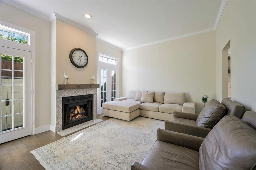 Experience refined urban living in this thoughtfully updated 2 bedroom, 2.5 bath condo. The designer kitchen features custom cabinetry with integrated drawer inserts, upgraded hardware, a striking backsplash, touchless faucet, and Frigidaire Gallery appliances. Both bedrooms offer ensuite baths with custom designer finishes. The primary suite showcases city views and a well-appointed bath with a soaking tub. Throughout the home, integrated storage solutions provide exceptional organization and functionality. Other notable features include, enclosed private patio, Juliet balcony, security gates and covered parking. Located steps from the Katy Trail, Reverchon Park, Turtle Creek, and premier dining, shopping, and entertainment as well as convenient access to DART. Refrigerator and washer-dryer combo water and trash are included, and the landlord will pay alarm monitoring.