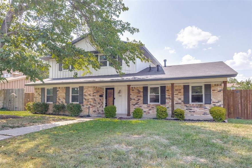 Updated, move-in ready home located just five minutes from the Dallas Athletic Club and neighborhood parks. Off the covered porch is an entry with adjacent office and living room. The office has room for multiple work spaces and is a flexible space that could also serve as a den or library. The living room boasts a fireplace with gas logs and opens to the well-appointed kitchen. Kitchen amenities include a gas range, dishwasher, pantry, breakfast bar, quartz countertops, and an adjoining dining room which overlooks the backyard oasis. The primary suite is located downstairs and features a walk-in closet and an ensuite bath with soaking tub, separate shower, and dual sinks. Rounding out the downstairs are a full-size utility room and a powder bath. Upstairs are three bedrooms which share a hall bath with dual sinks and a shower-tub combo. The backyard offers a covered patio, sparkling pool (including a robotic pool vacuum), pool decking with room for seating, and a grassy side yard. Also outside is a 12 x 20 shed with electricity (30 AMP power) that includes overhead storage, workshop space, and an area laid out for a gym with raised flooring. Carport with room for two cars plus a driveway. Located near 635 and State Hwy 78 for convenient access to downtown Dallas and White Rock Lake.