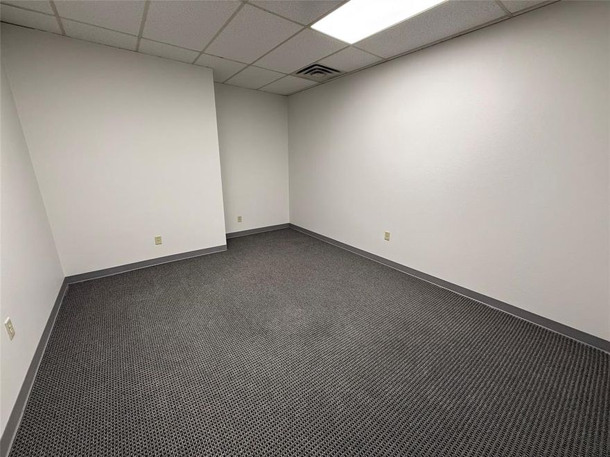 Full service lease available.
Tenant's base rent includes janitorial services and all utilties except for electric.
Multiple suite sizes available.
24-hour badge access.
Central heating and AC.
On-site USPS box.
Surface parking with exterior lighting.