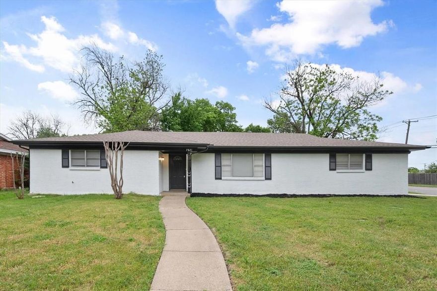 Investor Opportunity – Tenant Occupied Residential Income Property- Beautifully remodeled and fully leased residential income property located on a desirable corner lot with convenient access to I-35W, shopping, and entertainment. This home has been extensively updated with quality finishes throughout, offering an attractive turnkey investment opportunity. The home features new luxury vinyl plank flooring throughout with no carpet, complemented by light neutral paint tones that brighten the interior. The versatile front room can function as a formal living and dining area or flexible bonus space depending on occupant needs. The front hall opens to a spacious family room highlighted by a brick wood-burning fireplace, creating a comfortable gathering area. The fully remodeled kitchen includes: Modern white cabinetry Quartz countertops Updated tile backsplash Breakfast bar seating Updated appliances Abundant cabinet storage The open floor plan allows seamless interaction between living, dining, and kitchen spaces, with French doors leading to the large fenced backyard, ideal for entertaining or outdoor enjoyment. The bathroom has been renovated with new vanities, tile walls, flooring, and modern fixtures. All bedrooms are generously sized with ample closet space and abundant natural light. Additional features include: Large separate laundry room with storage cabinets Side-entry garage with automatic opener Spacious fenced backyard Freshly painted white brick exterior with black trim for modern curb appeal Major system updates include: HVAC recently serviced Roof approximately 6 years old Foundation repairs completed with transferable warranty This tenant-occupied property is being sold as a residential income investment, providing immediate rental income with updates that support long-term durability and reduced maintenance. Tenant occupied with long-term lease, all showings will need 24-hour approval.