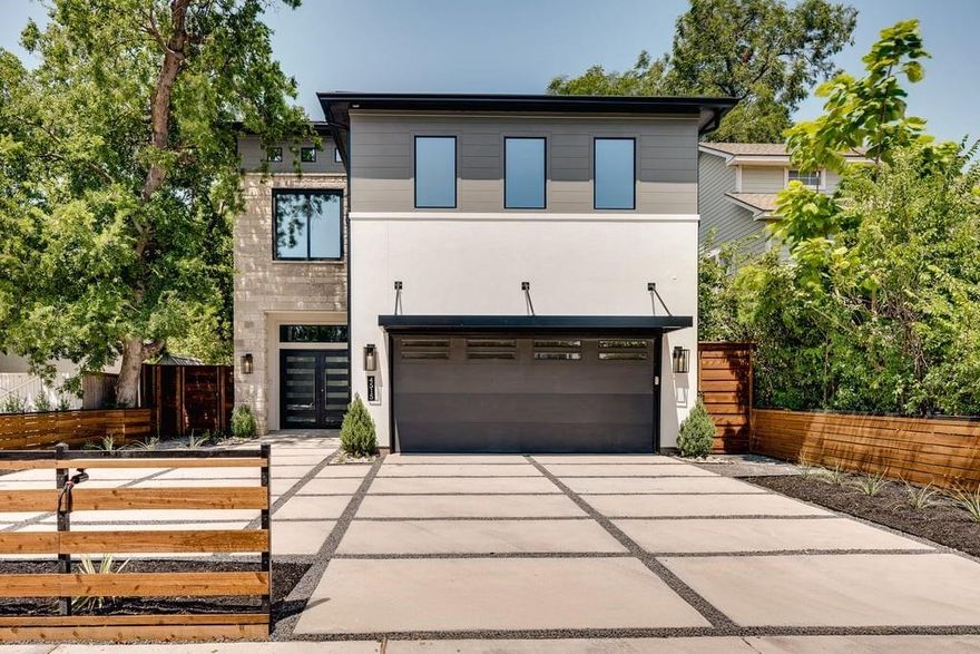 New Construction, in desirable Briarwood. This stunning transitional home is spacious & inviting which seamlessly blends living spaces for a harmonious flow throughout.  Real wood floors (no carpet) grace 12' tall first floor living, with 10’ windows and automated doors making it feel like home. Chefs’ kitchen includes a built-in refrigerator & freezer, 48” stove, gas 6-burner & griddle, 3 ovens and build in microwave with a large pantry. Dining room includes a wet bar, ice maker & 2 dual temperature-controlled wine or beverage refrigerators. Primary suite & office are located on the first floor, with 4 bedrooms, baths & game room upstairs. 2nd primary can double as in-law, or Au pair suite.  Utility room on both floors. Outdoor living offers covered patio with automated louvers and kitchen. Low maintenance yard, parking for up to 4 cars, with ability to add lifts in garage if needed. Swimming pool with water feature for your relaxation time. Attic space for storage easily accessible.