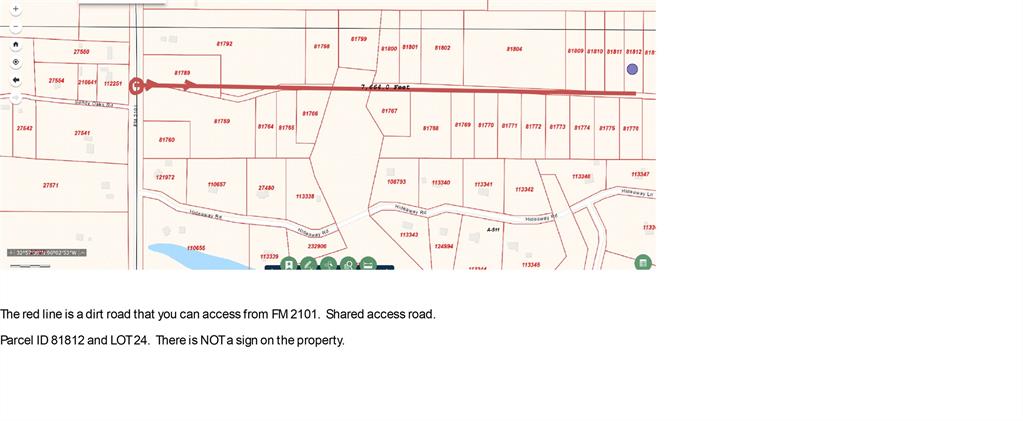 Tayshas Woods Add - Land