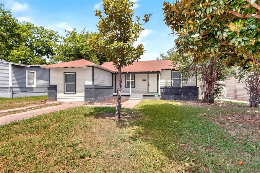 Completely renovated and move-in ready! This beautifully updated 4 bedroom, 2 bath home offers approximately 1,200 square feet of low maintenance living just minutes from Downtown Dallas. Enjoy peace of mind with major upgrades already completed, including a NEW electrical wiring and box, NEW high-efficiency AC system with new ducts and outdoor unit, NEW plumbing , NEW doors, NEW double-pane windows, NEW exterior siding, NEW interior and exterior paint, NEW windows and blinds, NEW water heater, NEW LVP flooring and tile in baths, New quartz countertops in kitchen - too much to mention. The functional layout offers plenty of space for family, guests, or a home office, while the convenient location provides quick access to Dallas dining, shopping, entertainment, and major highways. A turnkey home with all the big ticket updates already done, come and see it today.