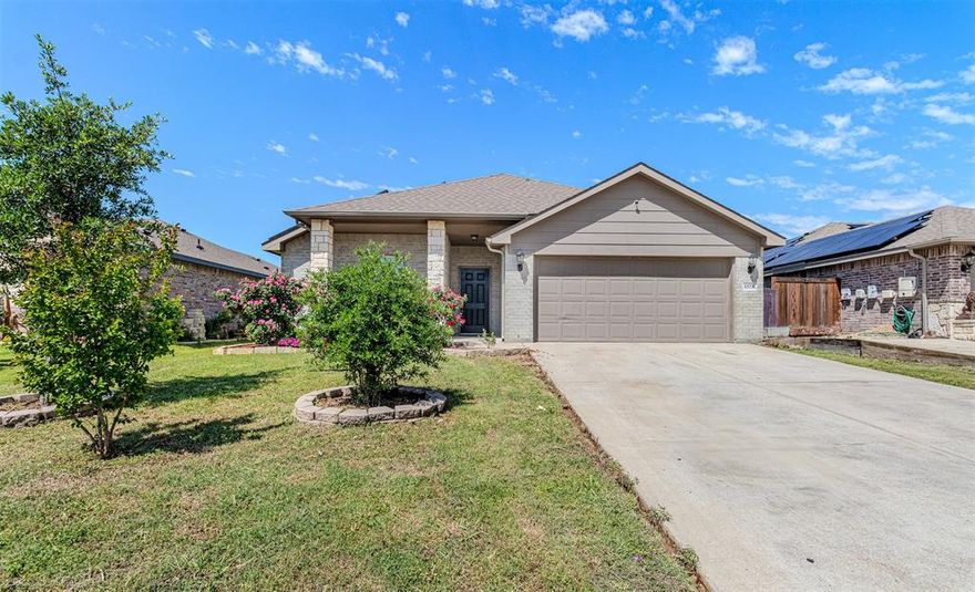 Welcome to 1573 Portofino Dr, Dallas, TX 75217! Built in 2019, this meticulously maintained traditional home offers 4 bedrooms, 2 bathrooms, and 1,735 sq. ft. of functional living space. The open floor plan connects the living, dining, and kitchen areas, creating an inviting layout ideal for both daily living and entertaining. The primary suite includes a private bath, and three additional bedrooms provide flexibility for work or guests.

Notable upgrades include energy-efficient solar panels (buyer to assume loan; seller offering concessions to offset cost) and a whole-home water filtration system. Outdoors, the yard is ready for relaxing or gatherings, while the home’s timeless exterior offers great curb appeal.

Conveniently located near major highways, shops, and dining, this home combines comfort, efficiency, and accessibility. Don’t miss the chance to make 1573 Portofino Dr your next home—schedule a showing today!