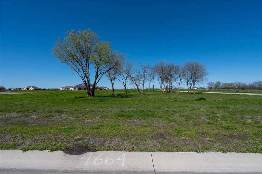 KELLY RANCH ESTATES: Bring your own Custom Builder or Build with Owens Warford Custom Homes in Kelly
Ranch Estates. No Mud, No Pid, No HOA, NO City Taxes. Kelly Ranch has Fiber
Internet and Concrete Streets. Metal Shops and Accessory Building with Living
Quarters are allowed. (Subject to permitting by the county) All plans must be approved
by Architectural Control Committee and follow the deed restriction.

This is a Beautiful 1 Acre Corner Lot that has a good number of Trees at the back and side of property. There is accessibility by 2 streets Allison Avenue and Sarah Drive. Home must face Allison Avenue. Building on this lot can give you access off of Allison or Sarah Drive for your Home or Shop.