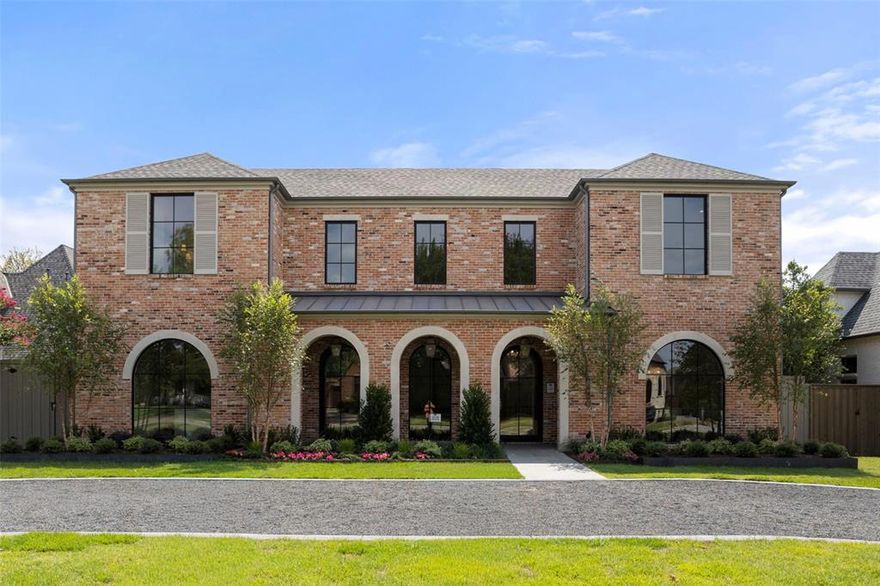 Introducing a truly exquisite residence that epitomizes luxury living. Custom built by Olerio Homes, Dallas' premier luxury home builder, this home offers timeless architecture, sleek design, and high-end finishes in the heart of Preston Hollow.  Featuring Marvin clad windows, Visual Comfort lighting, Zellige and Walker Zanger tiles, foam insulation and level 4 smooth finish walls. This five-bedroom home is an entertainer's dream, featuring an oversized kitchen equipped with Wolf and Sub-Zero appliances, custom cabinetry,  exotic stone and a private bar which makes hosting a breeze. The owner's retreat provides a tranquil escape with an expansive closet and a spa-like bathroom. Each guest suite ensures ultimate comfort and privacy, boasting walk-in closets and ensuite baths with designer tile and finishes throughout. Conveniently located, this home offers easy access to NorthPark Mall, the Dallas North Tollway (DNT), high-end restaurants and the private school corridor, making it an ideal choice for discerning homeowners.