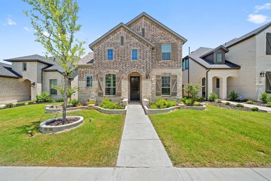 ***$4500 BUYER CREDIT WITH PREFERRED LENDER!!*** Welcome to your dream home in the highly sought-after Trinity Falls Community! This stunning open floor plan home features 4-bedroom and 3 full bathrooms, perfectly designed for comfort and style! As you step inside, you'll be greeted by an open-concept layout that seamlessly blends the living, dining, and kitchen areas, making it ideal for both everyday living and entertaining. The kitchen is the focal point of the home, featuring SS appliances, quartz countertops, and a large kitchen island perfect for entertaining! The primary suite offers a tranquil retreat equipped with an ensuite bath including a separate shower and garden tub, perfect for relaxation! Enjoy family game night upstairs in your private game room! Trinity Falls Community offers two resort-style pools, splash pads, 5 playgrounds, a dog park, pickleball courts, a fitness center, walking and jogging trails, a tricycle track, 8-hole disc golf course, a clubhouse, which hosts exciting events almost every weekend. Don’t miss the opportunity to make this exquisite property your new home in a community that truly enhances your lifestyle!