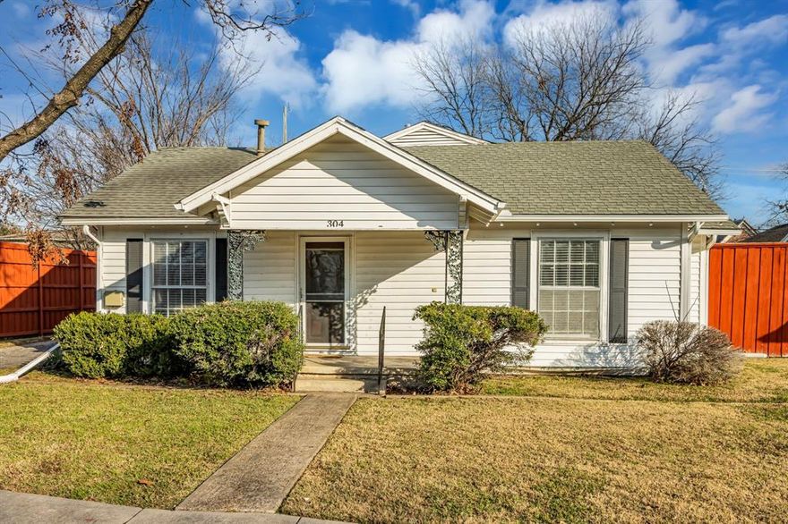 Welcome to the downtown historical district! One block away from Ballard and flexible zoning makes this property a great place to hang your hat or invest in the future of downtown Wylie! This cute 3 bedroom, 2 bathroom home features a massive primary bedroom, and large kitchen with granite countertops and plenty of cabinet space. The property also has a 2 bedroom, 1 bathroom apartment above the single car garage with separate rear entry parking. The home is currently vacant but the apartment is occupied. This property has a ton of potential for investment in commercial use or update as you'd like to make your own mark on downtown Wylie.