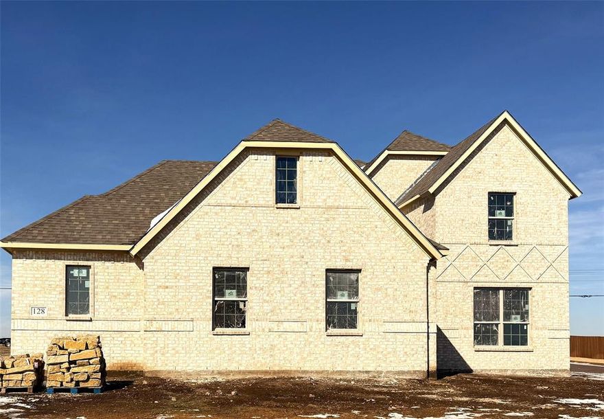 New home built by Astoria Homes on a .57 acre lot.  This home comes with the oversized 6 car Super Stall with one garage door extra wide & 9ft tall for that awesome truck you can’t fit in your current garage. Large open floor plan with real hand scraped hardwood floors, granite or quartz counter tops in kitchen and all bathrooms. Solid maple cabinets, beautiful backsplash , venetian bronze or brushed nickel fixtures and 5.25 baseboard. Garage is full finished with insulated garage door and opener. Sod, Sprinkler, landscaped package in front yard and full gutters.