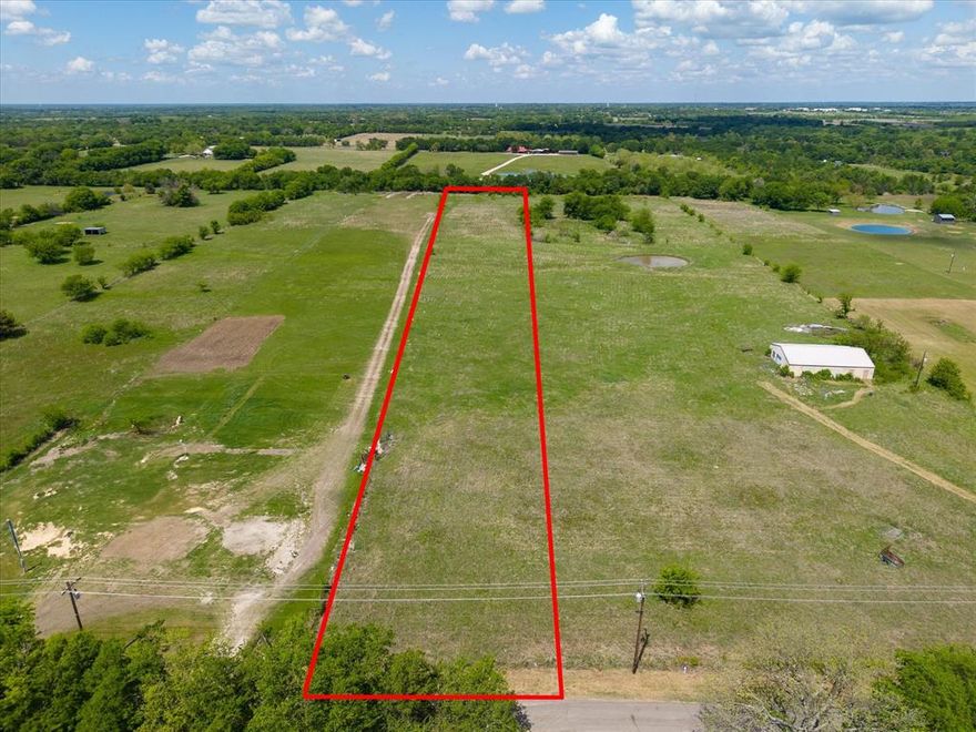 Discover the possibilities with this beautiful 4.87 acre property in highly sought after Lone Oak ISD. Build your dream home, barndominium, or multi-generational living. Also manufactured home is allowed (minimum 5 years old), only one manufactured home allowsed.  Add a Tiny home for multi-generational living minimum of 399 square feet. Main home minimum 1,500 square feet. Enjoy wide-open spaces, scenic views, and stunning sunrises and sunsets. Bring your horses, cows, goats, sheep or chickens to this great acreage. No roosters or swine allowed. Approximately 11 miles from Lake Tawakoni, one of the top catfish fishing places around. Approximately 15 miles to Greenville and I-30. See transactions; plat, letter from Cash Water and Farmers Electric for services. Restrictions are currently being recorded at Rains County. New survey will be available (see plat drawing in transactions at this time). Wear boots and jeans.Discover the possibilities with this beautiful 4.87 acre property in highly sought after Lone Oak ISD. Build your dream home, barndominium, or multi-generational living. Minimum 1,500 square feet.  Also manufactured home is allowed (minimum 5 years old), only one manufactured home, 1,500 square feet. Add a Tiny home for multi-generational living minimum of 399 square feet. Enjoy wide-open spaces, scenic views, and stunning sunrises and sunsets. Bring your horses, cows, goats, sheep or chickens to this great acreage. No roosters or swine allowed. Approximately 11 miles from Lake Tawakoni, one of the top catfish fishing places around. Approximately 15 miles to Greenville and I-30. See transactions; plat, letter from Cash Water and Farmers Electric for services. Restrictions are currently being recorded at Rains County. New survey will be available. Suggest wear boots and jeans. The county is in the process of cleaning up Lot 4 in accordance to County Restrictions. If you need letter from County pertaining to this investgation please request from agent.