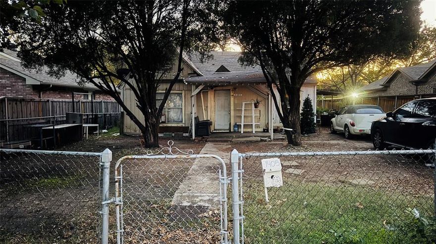 Investment opportunity in a prime location. Bring your vision! The property is currently occupied and requires a full renovation, or you can tear it down and build a new home. The true value is in the land.