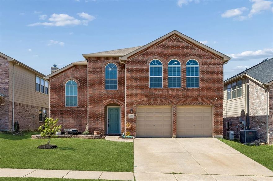 Located in The Ranches community of Roanoke Texas in Denton County and zoned to Northwest ISD, this 4 bedroom, 2 full bathroom and 1 half bathroom residence offers approximately 2,523 square feet of two story living near Interstate 35W, Highway 114 and Highway 170. The location provides convenient commuter access toward Alliance, Fort Worth and Southlake while remaining minutes from Alliance Town Center, Tanger Outlets, Texas Motor Speedway and Champions Circle Golf Course. Buyers exploring homes in Roanoke Texas may appreciate the balance of neighborhood living with access to shopping, dining and entertainment throughout the Alliance corridor. If you are searching for 4 bedroom homes in Roanoke Texas within Northwest ISD, the layout connects the living, dining and kitchen spaces while maintaining separation for work and daily routines. The main living area features a wood burning fireplace and large windows bringing natural light into the gathering space. The kitchen includes updated cabinetry, upgraded countertops, backsplash and a deep drop-in sink with disposal, paired with finishes that complement the home’s farmhouse inspired design. Outdoor living features an extended patio with covered pergola, lighting, fans and integrated speakers. Additional improvements include new siding installed in 2021, triple pane argon gas filled windows along the west side, solar panels and an updated HVAC system. Storage and parking include a 2 car attached garage, and the neighborhood is served by Hughes Elementary, Tidwell Middle School and Byron Nelson High School within Northwest ISD. Homes in Roanoke Texas attract buyers seeking convenient access between Fort Worth, Southlake and the Alliance employment corridor. This property offers a strong combination of layout flexibility, Northwest ISD zoning and positioning within the Roanoke Texas market.