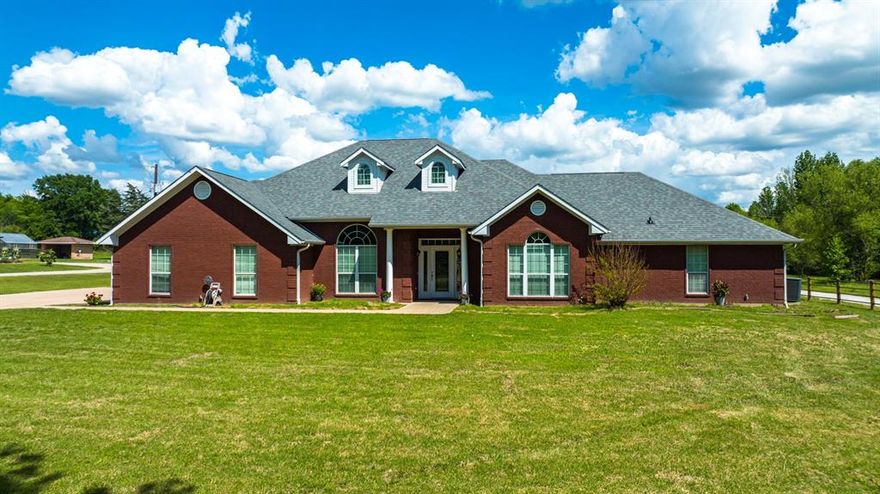 This is the perfect country getaway! Situated on 4.62 acres of land, this 3 bedroom, 2.5 bath has been updated with new interior paint, appliances, counters and some fixtures. With plenty of space for your family, the home showcases an open floor plan, formal dining (could be converted to an office) and lots of natural light. The primary bathroom features a gorgeous tiled shower and tub as well as separate sinks for your own space when getting ready. Enjoy the benefits of being close to town (less than 10minutes away) and the beauty of Lake Bob Sandlin (just 3 minutes away). The property also features an open barn with tack room on slab, electricity and water, as well as a small pond, perfect for a horse or two. Come and make your country dream a reality!