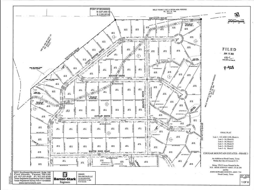 COUGAR MOUNTAIN ESTATES - Land