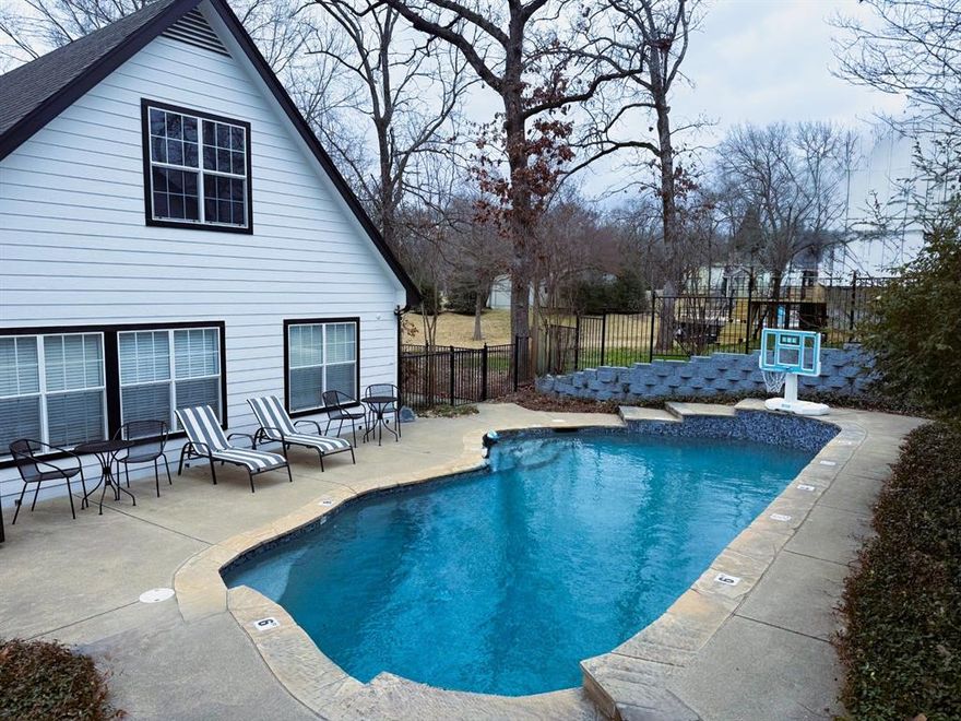 100% Turnkey STR Lakefront Retreat!

Welcome to 4880 Beach View Dr, Malakoff, TX — a fully renovated lakefront property offering strong short-term rental potential, luxury upgrades, and effortless lake living. Ideal as a full-time residence, weekend escape, or income-producing vacation rental, this home is truly move-in ready.

The outdoor space is a standout, featuring a newly remodeled pool with over $20,000 in upgrades, including pebble plaster, updated tile, and a high-end Pentair pool pump. Entertain or unwind on the wrap-around deck, gather around the oversized fire pit, or enjoy expansive lake views from the 25’ x 30’ fully furnished boat dock patio.

Inside, the home offers a bright, open-concept layout with a beautifully remodeled kitchen, dining, and living area. A dedicated game room comes fully equipped with a pool table, poker table, foosball, shuffleboard, and a lounge area with a 65” TV, making it perfect for hosting guests. The home includes three spacious bedrooms, two with en-suite baths, plus a flex office and a loft for added versatility.

Recent upgrades include interior and exterior paint, updated fixtures throughout, and a renovated kitchen and bathrooms, ensuring a modern, turnkey experience.

This lakefront property combines lifestyle, comfort, and income potential in one exceptional package. Schedule your private tour today.