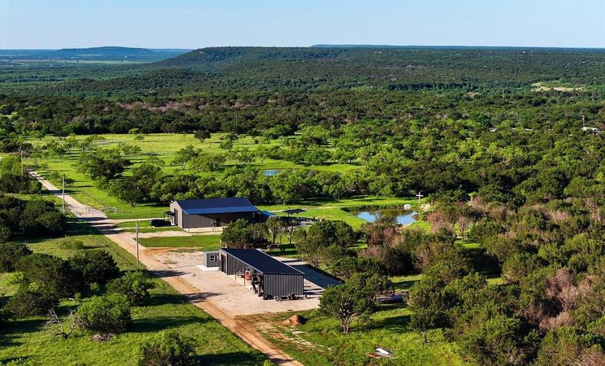 237 acres in Palo Pinto County just north of Graford, Texas, and Possum Kingdom Lake.  Located just off Highway 337 along Sikes Road, you will find the main gated entrance to the property.  The current owner has improved and manicured the property to be a turn-key recreational ranch.  
 The ranch is perimeter fenced with some new fencing, 3800 feet of 5-strand barb wire, on the north side along with a road completely around the inside of the fence.  Several nice ponds are scattered across the ranch along with 4 elevated blinds, each with a 600-pound wildlife feeder.  Numerous areas have been cleared and the tree canopies raised. Winter wheat and sunflowers have been planted in a small field in the back portion of the property.