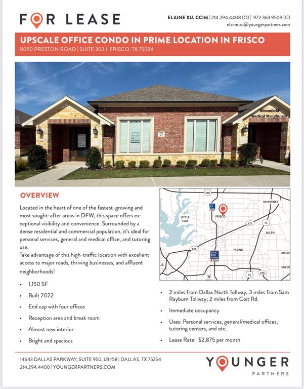 PRESTON HICKORY OFFICE PARK - Commercial Lease