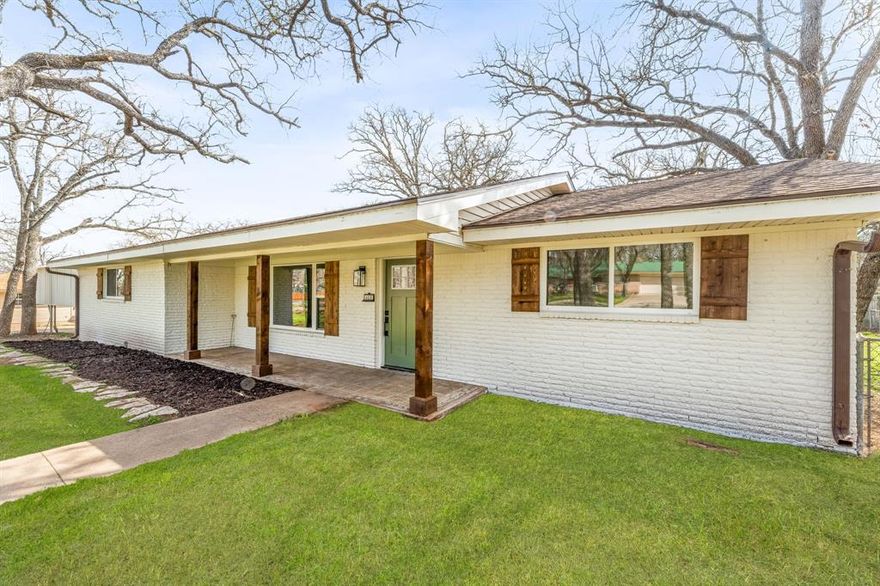Ranch Style Home located in a peaceful, family-friendly neighborhood. This move-in-ready property features a 3-Bedroom, 2-Bath complete renovation with stunning finishes, including new flooring, cabinets, updated electrical, fresh interior and exterior paint, new rood and new windows throughout. The open floorplan creates a bright, welcoming space perfect for everyday living and entertaining. A versatile flex room with a gorgeous picture window offers endless possibilities—ideal for a formal dining area, home office, game room, or additional living space. Outside, enjoy covered parking, shade from beautiful mature trees, and the charm of country-style living while still being within city limits.