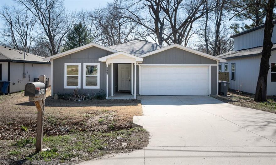 Built in 2022 and thoughtfully designed for effortless living, this move-in ready 3bd, 2bath home offers a fresh, timeless aesthetic with a clean traditional feel. The open-concept layout is filled with natural light, creating a warm and inviting flow from the living area to the dining space and kitchen, all highlighted by stylish, updated finishes throughout. The flexible floor plan easily accommodates both lively gatherings and quiet evenings at home. Step outside to the spacious backyard, perfect for dining under the stars, entertaining guests, or simply unwinding, a seamless extension of the home’s welcoming interior. Come experience this charming property today!