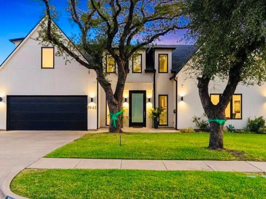 New ac unit May 2026!  Custom home on a 75 foot wide lot that's move in ready! Private school corridor and Withers Elementary!  As you enter the home you are welcomed by tall ceilings, hardwood flooring, warm natural light and sleek modern finishes. First floor includes a large primary bedroom with en-suite bath featuring a soaking tub and an enormous closet. Additionally on the first floor is a bedroom or office with attached full bath, two living areas, powder bath, and laundry off garage which includes built-in storage for backpacks. Chefs' kitchen featuring large island with quartz countertops, an oversized pantry, natural wood custom cabinetry and Thermador appliances! As you transition upstairs you will find an additional 3 bedrooms all with private attached full baths and a game room! Recent updated sconce lighting on the backyard’s covered patio!