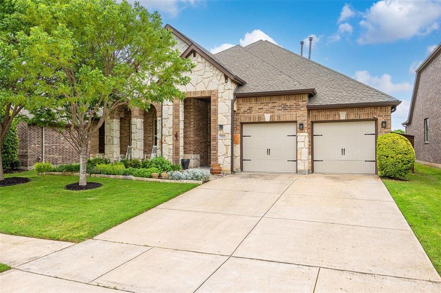 Step inside and fall in love with this exceptional 4-bedroom, 2 full and 2 half-bath home where style, space, and smart design come together effortlessly. This rare 1.5-story beauty offers the ultimate convenience with all bedrooms thoughtfully located on the main level, making everyday living both easy and elegant. The open concept layout welcomes you with gleaming hardwood floors and light filled living spaces that flow seamlessly into a true chef’s kitchen complete with granite countertops, double ovens, and a cozy eat-in nook perfect for morning coffee or casual meals. You’ll appreciate the many updates throughout, including fresh paint, updated lighting, recently replaced dishwasher, and so much more, making this home move in ready. A delightful hidden closet adds a touch of surprise and clever functionality you won’t find just anywhere. Upstairs, a sprawling bonus room with its own half bath opens the door to endless possibilities—create the home theater you’ve always wanted, a game room, or a private retreat for work or play. Step outside to your oversized backyard oasis, where a covered patio sets the stage for summer BBQs, peaceful evenings, and unforgettable gatherings. The 2.5-car garage, enhanced with new overhead storage, keeps everything perfectly in its place. Located in a vibrant, amenity rich community, this home offers more than just a place to live. it’s a lifestyle. Enjoy access to two sparkling pools, scenic walking trails, tranquil fishing ponds, a fitness center, and a welcoming clubhouse, all just moments from your door. This is more than a home, it’s the one you’ve been waiting for. Front door is scheduled to be re-stained in 2 weeks.