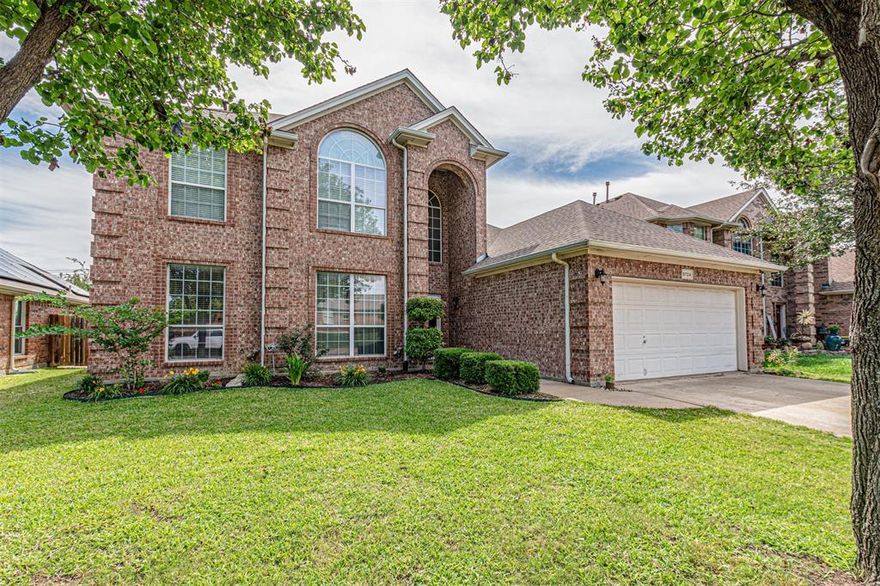 Where modern comfort meets North Fort Worth convenience! Discover the perfect balance of style and functionality in this stunning 4-bedroom, 3-bath residence. Designed with an airy, open-concept layout, the main level serves as the heart of the home, featuring a sun-drenched living area anchored by a sleek stone-surround gas fireplace and elegant wood-look flooring. The chef-inspired galley kitchen is a standout, boasting premium convection finishes, a new electric cooktop, and a massive walk-in pantry tucked within the oversized utility room. Retreat to the private primary suite on the first floor, while the second level offers a dedicated entertainment hub. The expansive upstairs game room—complete with a mounted 75-inch TV and a customizable electric fireplace—is ready for movie nights or game days. Situated with prime access to I-35W and Loop 820, this home offers effortless connectivity to the best of DFW. Schedule your showing today!