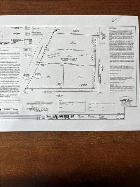 Lot 1 New Hope Road Aubrey TX 76227