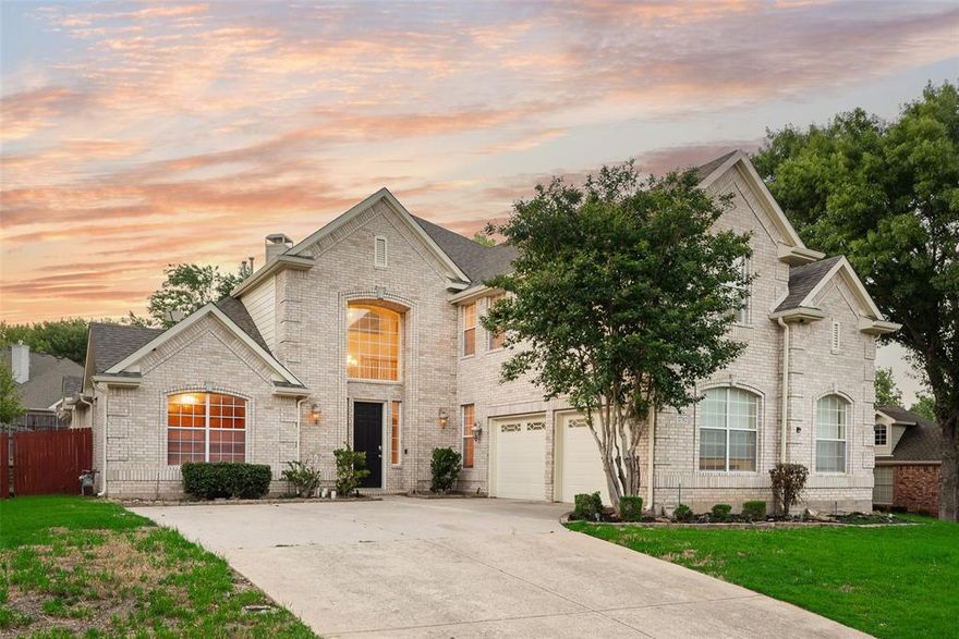 Beautifully updated custom 5-bedroom home on a rare one-third-acre lot with a pool and a prime location across from a greenbelt, creek, and jogging trails.

This move-in-ready home offers wood flooring through much of the interior, warm neutral finishes, granite countertops in the kitchen, and a flexible layout with 2 bedrooms downstairs and 3 bedrooms upstairs.

Upstairs features a large game and media room combination, built-ins, oversized closets, walk-in storage, and an additional flex space ideal for a study, playroom, or hobby area.

Enjoy outdoor living with a private pool, spacious backyard, and mature surroundings in a peaceful, established setting.