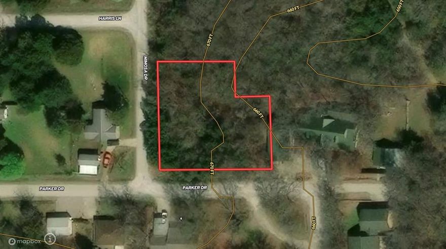 Discover the versatility of this spacious 0.4676-acre corner lot in Simmons Shores, located just outside of Pottsboro and adjoining U.S. Army Corps of Engineers land. With many mature trees, you have the flexibility to clear what you need for a homesite while preserving privacy and a protected natural setting. Positioned at the northeast corner of Parker Drive and Mimosa Drive, this property offers ample road frontage for situating your future home or shop to your preferences. Residents enjoy the private boat launch ramp, park, pavilion, and pool available within the Simmons Shores community—perfect for recreation and gatherings. The annual HOA fee is a modest $120, supporting the maintenance of these valuable amenities without being burdensome. The neighborhood is home to both full-time and part-time residents and allows for short-term rentals, offering investment flexibility. This development is ideally situated at the end of the Little Mineral Arm of Lake Texoma, providing a unique opportunity for lakeside living with convenient access to community amenities.
Just across the road, you'll find convenient shopping and a variety of local dining options, including Domino’s, Sloppy Joe’s Bar & Grill, and Arroyos Mexican Restaurant. The property is also close to Highport Marina and Tanglewood Resort, with Brookshire’s grocery and Fletcher’s Ace Hardware just a short distance away. Pottsboro is a vibrant community, offering a welcoming atmosphere and everything you need for a comfortable lifestyle. In addition, this lot is situated just across the cove from the future Preston Harbor Development and Margaritaville Resort—a multi-billion dollar project coming soon to Denison and Lake Texoma—adding even more value and excitement to this exceptional location.