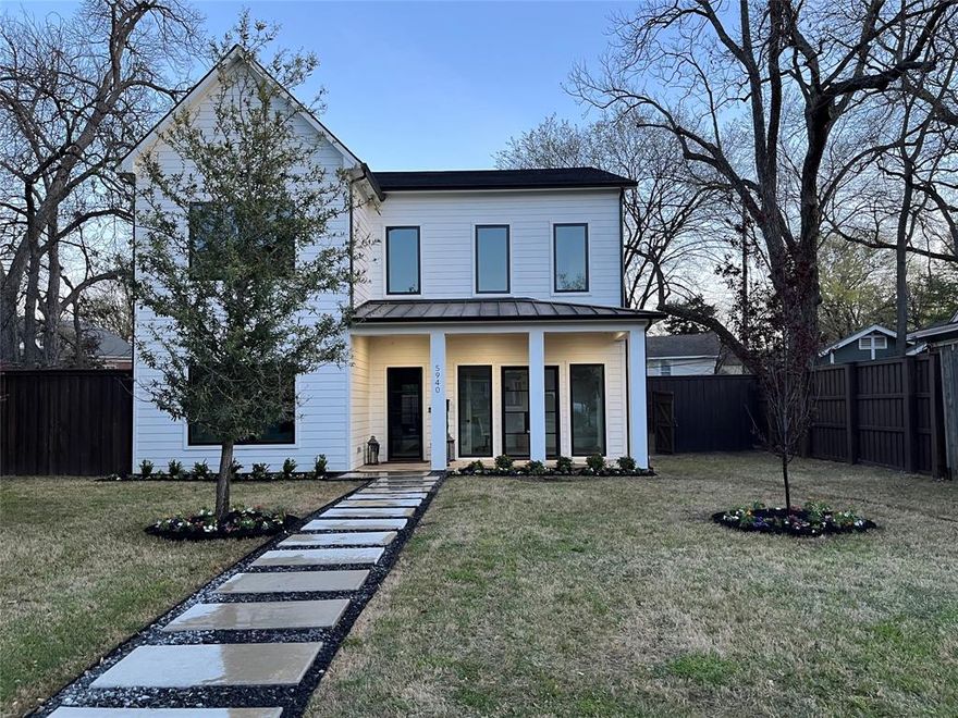 Welcome to this exceptional new construction modern farmhouse, where timeless design meets elevated contemporary living. Spanning over 4,000 square feet, this thoughtfully designed residence offers an ideal balance of space, sophistication, and functionality. Featuring four generously sized bedrooms, each with its own ensuite bath, the home is tailored for both comfort and privacy. A recent appraisal of $1,732,000 further supports the home’s outstanding value.
Upon entry, you are welcomed by impressive custom iron doors, soaring ceilings, and rich hardwood floors that carry throughout the home, creating a warm yet refined atmosphere. The light-filled, open concept living spaces are complemented by high-end finishes and carefully curated details at every turn.
At the heart of the home, the gourmet kitchen is designed to impress, featuring a full Thermador appliance package with an oversized double refrigerator freezer, sleek countertops, custom cabinetry, and a stunning floor-to-ceiling pantry offering abundant, thoughtfully designed storage. A custom sliding patio door seamlessly connects indoor and outdoor living, perfect for both entertaining and everyday enjoyment.
Step outside to an expansive covered patio overlooking an oversized side and backyard, offering endless possibilities. With ample room to add a pool, this outdoor space is ideal for enjoying warm Texas days or hosting gatherings year-round.
5940 Bryan Pkwy is more than just a home, it is a lifestyle defined by exceptional craftsmanship, intentional design, and incredible indoor-outdoor living potential.
Seller will give up to $10,000 credit for gate and motor, and $10,000 credit available for touch ups.