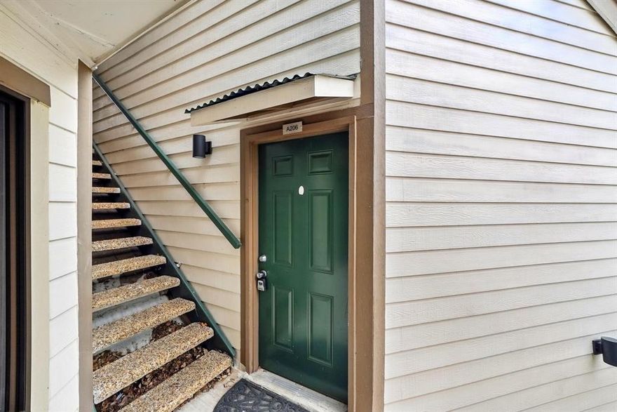 MOTIVATED SELLER! UPDATED AND MOVE IN READY! Freshly painted and completely updated with new flooring throughout.  New carpet in bedrooms and stairway, new luxury vinyl flooring downstairs, new windows, new blinds.  Kitchen has ceramic tile flooring, new quartz countertops, extended quartz breakfast bar, new stainless sinks and faucet, new microwave and includes refrigerator. Stackable washer dryer also included.  Both bathrooms have a new updated look with new showers and countertops. Cozy wood burning fireplace with a new mantel. This condo offers a comfortable layout with plenty of community amenities! Your home is waiting!