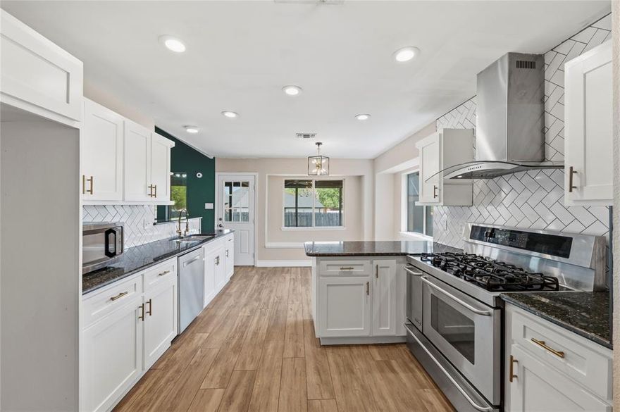 Welcome to this beautifully designed single story home featuring soaring vaulted ceilings and a versatile layout perfect for modern living! With 3 spacious bedrooms and 2 updated bathrooms, this home offers both comfort and functionality for everyday life. 

Enjoy the flexibility of two separate living areas-ideal for entertaining, dedicated media or place space as well as a bonus flex room that could serve as an office, study or additional bedroom. This home also features a grand formal dining  and a cozy eat in kitchen. 

Step outside to an extended patio, perfect for outdoor dining, gatherings, or simply enjoying your backyard space year round!

Conveniently located to DFW airport, downtown and multiple shopping options.