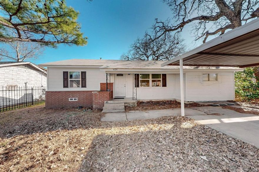 Enjoy the convenience of being centrally located just minutes from downtown Fort Worth, with easy access to shopping, dining, entertainment, and major highways. Step into comfort and character in this beautifully maintained 3-bedroom, 1 bath home, thoughtfully designed to maximize space and functionality. The open-concept kitchen flows seamlessly into the living area, while the split bedroom layout offers privacy and flexibility.