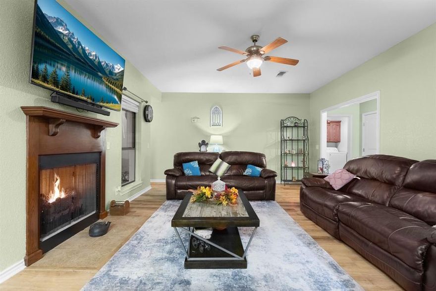 Great starter home or looking to downsize!  3 bedrooms, 2 baths, Granite countertops in kitchen, quartz countertops in bathrooms, gas fireplace to keep you cozy.  Primary bath has walk-in shower, walk-in sauna tub and 2 walk-in closets. Shingles approximately 5 years old, heating system approximately 2 years old.   Convenient & quiet location just off the loop.  You need to see this one!