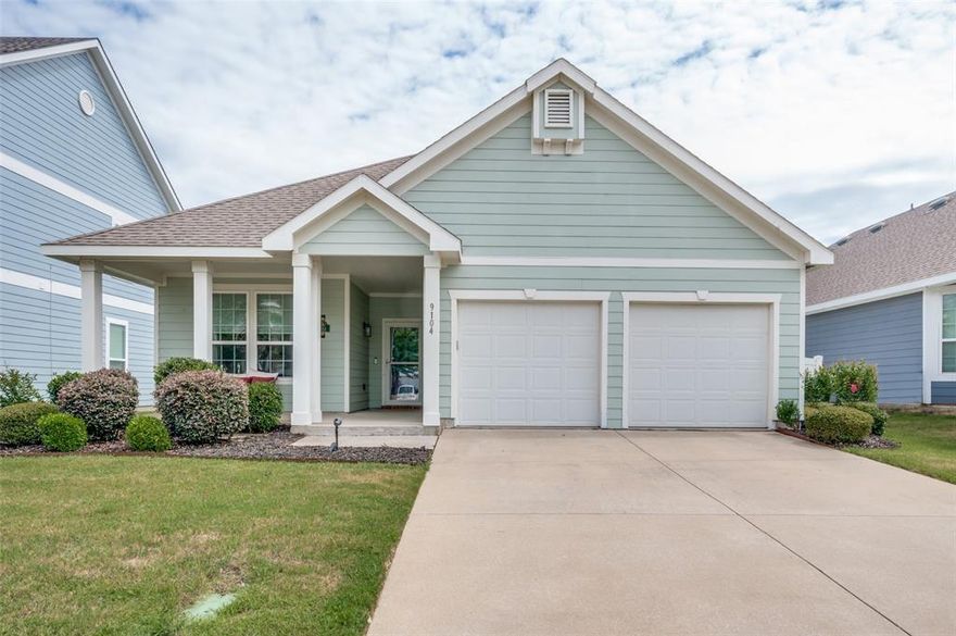 Charming Cape Cod-Style Home in Aubrey ISD – Fully Updated with Owned Solar!
Welcome to this beautifully updated starter home in the desirable Aubrey ISD, offering a perfect blend of charm, modern upgrades, and energy efficiency. With owned solar panels for low utility costs and two EV charging outlets in the garage, this home is designed for today's smart, eco-conscious buyer.

Step inside to discover fresh paint throughout, new flooring, and an inviting open-concept layout filled with natural light. The renovated kitchen shines with brand-new quartz countertops, and modern hardware. All complemented by stylish new light fixtures that enhance the home’s warm, contemporary vibe.

The cozy Cape Cod architecture is highlighted by a charming front porch, perfect for relaxing evenings. The living spaces offer flexibility and comfort, ideal for both entertaining and everyday living.

Enjoy a private backyard retreat with a covered patio and extended paver area, perfect for outdoor dining or weekend get-togethers.

Conveniently located near shopping, schools, and local amenities, this home is ideal for first-time buyers or anyone seeking a move-in-ready, low-maintenance haven with meaningful upgrades.

Electric bills and solar documentation available in the Transaction Desk.