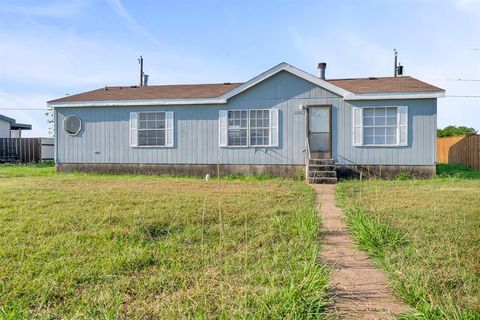 A home in Cleburne