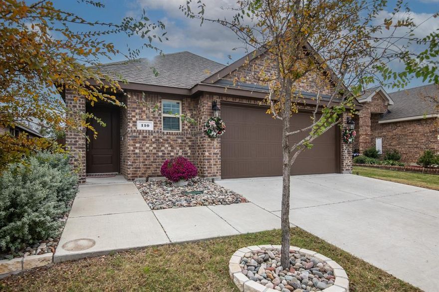 Are you 55 years old or older and want to live an exclusive, gated community?  With a central location to all of the amenities the City of Red Oak has to offer and just a quick drive to I35E this location can't be beat.  This home has been recently painted and had all of the bedroom carpet replaced with luxury vinyl plank flooring.  The floor plan is ideal with its open concept kitchen, living and dining room and the split bedrooms gives privacy for the primary suite.  The HOA mows and maintains both the front and back yard, so you don't have to bring your lawn mower when you move.  The fully fenced, well maintained community offers privacy and security.  It is perfect for walking the neighborhood and has a community pergola to stop and rest.  If you are looking for a true community this is it.  The HOA has hosted several events that allow you to get to know your neighbors and enjoy the camaraderie like only a small community can.  Listing agent is related to sellers.