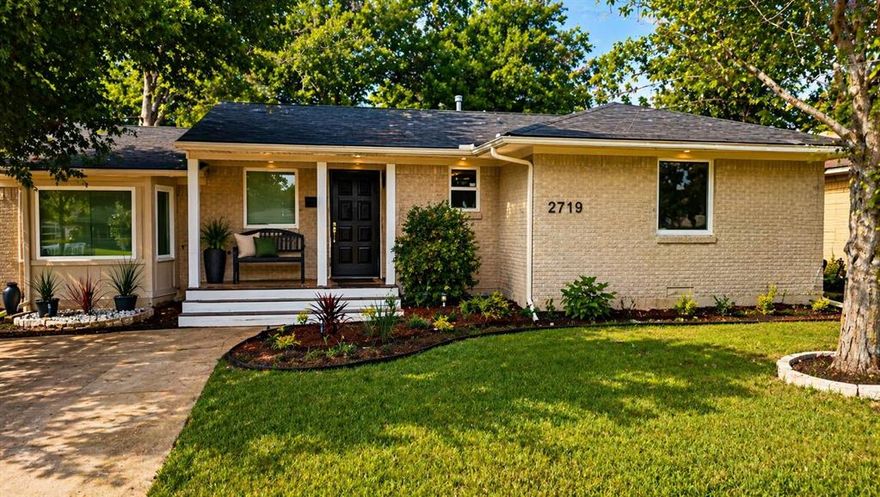 Welcome to a beautifully updated East Dallas home offering 4 bedrooms and 2 full baths, including a private in-law suite with its own entrance and en-suite bath—great for everyone,or a home office. This move-in ready property features refinished original hardwood floors, fresh interior paint, updated lighting, new windows, new HVAC, new plumbing, new water heater, and a newer roof. Renovated baths showcase sleek vanities, oversized walk-in showers, and modern fixtures. Spacious bedrooms and a functional layout provide comfort and privacy throughout. Situated on a generous lot with mature trees, storage shed, and ample backyard space, this rare find blends classic charm, major updates, and exceptional versatility in a convenient Dallas location near shopping, dining, and highways.