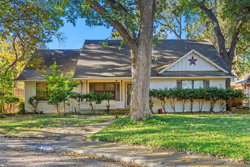 Excellent remodel opportunity! This two-story, 4 bedroom, 2.5 bathroom is located on a large cul-de-sac lot zoned to Lakewood Elementary.  Two large areas downstairs with a dining area.  Kitchen with breakfast nook.  Two additional bedrooms and full bathroom upstairs.  Large walk in attic.  Great floorplan for someone to come in and make it their own.  Being sold as-is. Fantastic location close to White Rock Lake and many dining and shopping options!