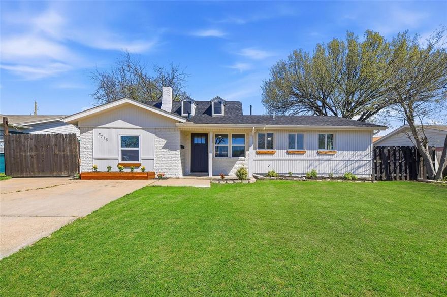 This beautifully two-story, renovated gem in the heart of Haltom City is ready to welcome its new family! Bathed in natural light, this home boasts high end finishes throughout, creating an inviting and sophisticated atmosphere. Cosmetic updates include new flooring, new texture, new paint, new lighting, and new windows. The spacious open floor plan is perfect for family gatherings and entertaining, while the stunning kitchen is a true showstopper. Featuring quartz countertops with soft close cabinetry, a pantry, and brand-new appliances. With 4 bedrooms, 2 full baths, 2 living areas, an oversized laundry room, and a bonus room, this property has enough room for everyone. Check out the fully renovated bathrooms with new tile, new toilets and new vanities. Step outside and enjoy the large, fenced yard with a generous covered patio and a workshop. Some of the big ticket items include foundation work with transferrable warranty, updated plumbing, roof and HVAC replaced 3 years ago. The property is located in the highly desirable Birdville ISD and near shopping and dining options; only five minutes from the upcoming H-Mart Shopping Center and minutes away from highways I-820, I-35 & 121. Come see this exceptional property today! Don’t miss your chance make it your own!!