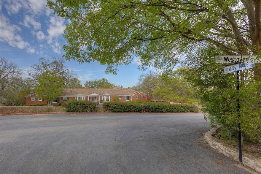 Located in the highly desirable enclave of Westover Hills sits 48 Valley Ridge Road. A rare opportunity awaits you here on this prestigious street. This substantial lot is almost 2 full acres sitting at the end of a very quiet street.  The current residence might be transformed or a completely new estate could be dreamed up. Ample space offers the new owner the chance to truly let their imagination run wild with a gentle downhill slope and many mature trees. All offers must be submitted by 12:00 PM April 22, 2024.