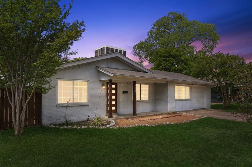 Updates throughout on a huge corner lot that backs to a creek! Beautifully updated home in the heart of Richardson, ideally located on a spacious .248 acre corner lot with inviting curb appeal. This light-filled residence features an open and functional layout with generous living and dining spaces, perfect for both everyday living and entertaining. An additional living area provides incredible flexibility, ideal for a home office, den, exercise space, or playroom. The kitchen offers ample cabinetry, updated appliances, and a seamless connection to the main living area, creating a warm and welcoming hub of the home. The primary suite offers a comfortable retreat with an ensuite bath, while additional bedrooms provide flexibility for guests, a home office, or growing households. Step outside to a spacious backyard with plenty of room for outdoor dining, play, or future enhancements. This home has an attached garage, plus additional parking in the front driveway. Walking distance to Cottonwood Park, home to many fun community events such as the annual Cottonwood Arts Festival. Stack washer dryer and refrigerator are included in the sale. Conveniently located near major highways, shopping, dining, and top-rated Richardson schools, this home combines comfort, convenience, and location. Don’t miss this rare opportunity—schedule your private showing today!