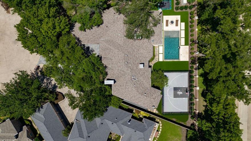 **PRICE IMPROVEMENT** 
This home has been updated from head to toe. New hardwood floors throughout, paint, countertops, designer light fixtures. A brand new kitchen including Taj Mahal quartzite, custom copper hood, new appliances, and new cabinets. Primary bath completely updated into spa like bath including steam shower and infrared sauna. 1 study or lounge downstairs and second study or library upstairs. Even with all the amazing updates inside, the backyard is the show stopper! New pool, firepit, fireplace, spool, outdoor grill, in ground trampoline, AND sport court. There is no other property like this!