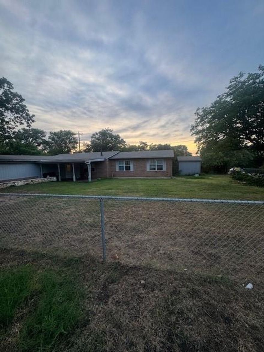 Corner Lot perfect fixer upper.