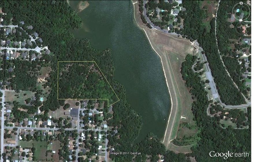 Property is contiguous to the south boundary of Waterloo Lake. There is a public walking path (also used by bicycles) around the lake. There are bicycle paths within the property which will be abandoned. The property is within TIRZ (Tax Incentive Reinvestment Zone) number 5 of Denison. This offers the possibility of recovery of some of the infrastructure development costs through a rebate from increased taxes (terms have to be negotiated).