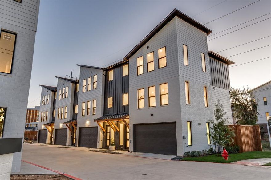 Welcome to Clifton Court, a distinctive for-sale townhome community conveniently located off Spring Valley Road in Farmers Branch, TX, across the street from the prestigious Greenhill School of Texas. This contemporary development offers a beautifully designed blend of luxury and functionality in an unbeatable location. Nestled in the heart of North Dallas, this community is near numerous restaurants, entertainment venues, the Brookhaven Country Club, and Vitruvian Park. With easy access to all that Dallas has to offer, residents enjoy the perfect mix of charm and convenience. Property Highlights: Modern 2-bedroom designs. Spacious open floor plans Full-size 2-car garages pre-wired for EV charging Premium Bosch appliances, custom cabinetry, and high-end quartz countertops Solid-core doors and hardwood floors Spa inspired primary baths with dual sinks and premium fixtures Smart home technology: Built-in security system, Nest doorbell camera, smart thermostat, and my Q-compatible garage Pre-wired for optional fans and speakers Outdoor living spaces: Private backyard covered patios. Interior finish options vary by unit.  Ask about Big Buyer Incentives