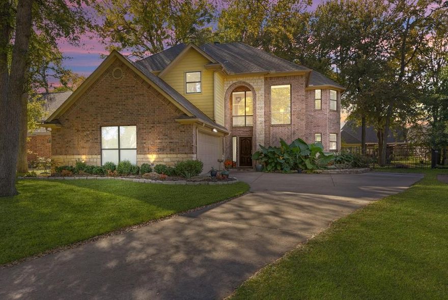 Don’t miss this incredible opportunity to own a home in the highly sought-after River Bend Estates, one of Fort Worth’s premier gated communities—priced below neighborhood values! Located just 10 minutes from downtown, this peaceful, 24 hour guard-gated enclave features lush landscaping, mature trees, and serene waterways throughout. Steps from the West Fork Trinity River Trails, enjoy miles of scenic walking and biking paths. Inside, you’ll find soaring ceilings, wood flooring and a striking see-through fireplace separating two spacious living areas.  Other features include an open concept kitchen with granite counters, pretty white cabinetry and stainless appliances including a new double oven. Abundant windows overlook the tranquil, treed backyard with plenty of room to entertain or play. Upstairs features three spacious bedrooms and a $4,000 carpet allowance for personalization. A rare value in River Bend Estates—this home blends comfort, security, and style in an unbeatable location with easy access to major highways.